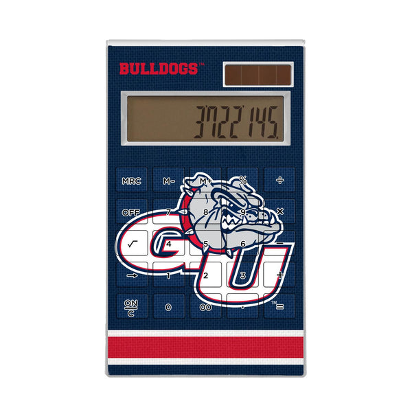 Gonzaga Bulldogs Stripe Desktop Calculator