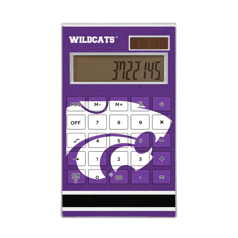Kansas State Wildcats Stripe Desktop Calculator