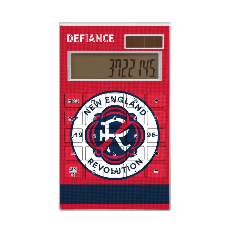 New England Revolution  Stripe Desktop Calculator