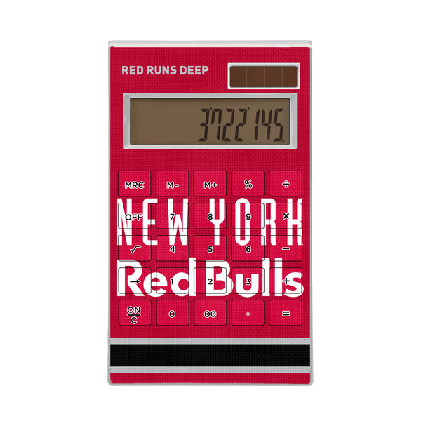 New York Red Bulls  Stripe Desktop Calculator