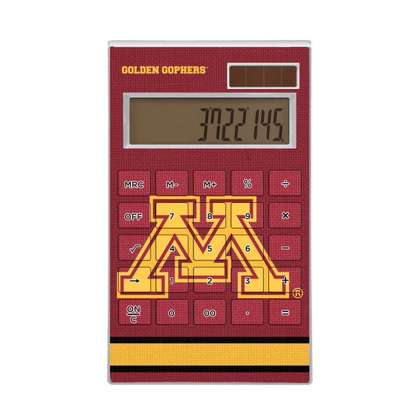 Minnesota Golden Gophers Stripe Desktop Calculator
