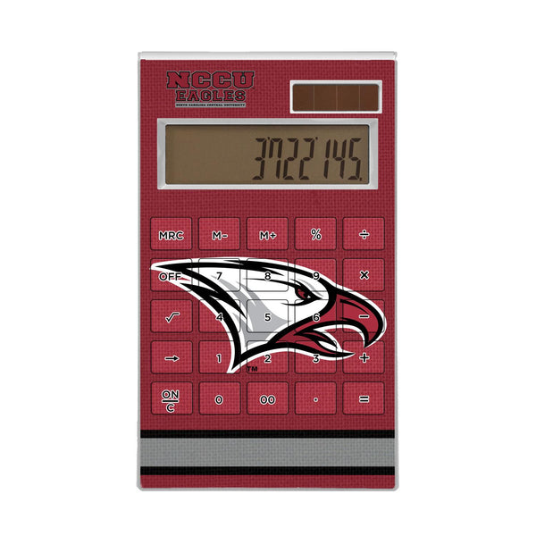 North Carolina Central Eagles Stripe Desktop Calculator