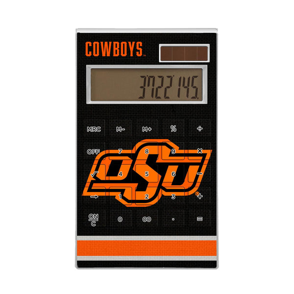 Oklahoma State Cowboys Stripe Desktop Calculator