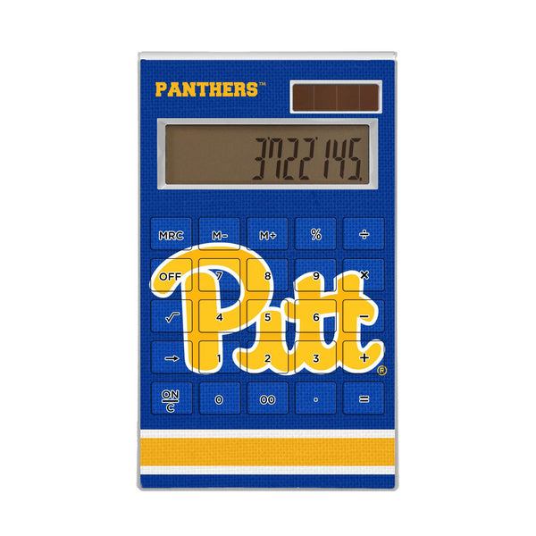 Pittsburgh Panthers Stripe Desktop Calculator