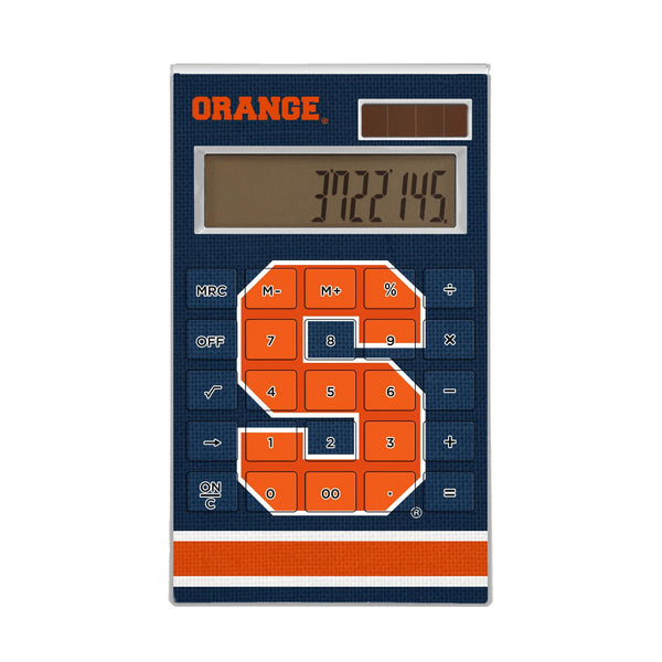 Syracuse Orange Stripe Desktop Calculator