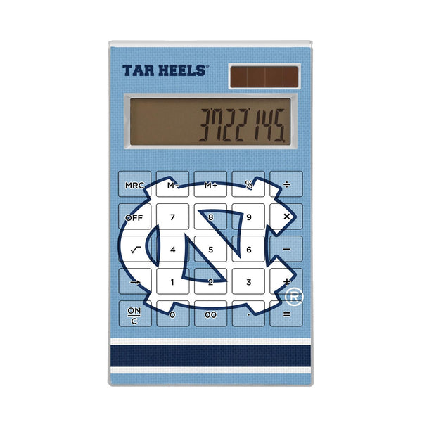 North Carolina Tar Heels Stripe Desktop Calculator