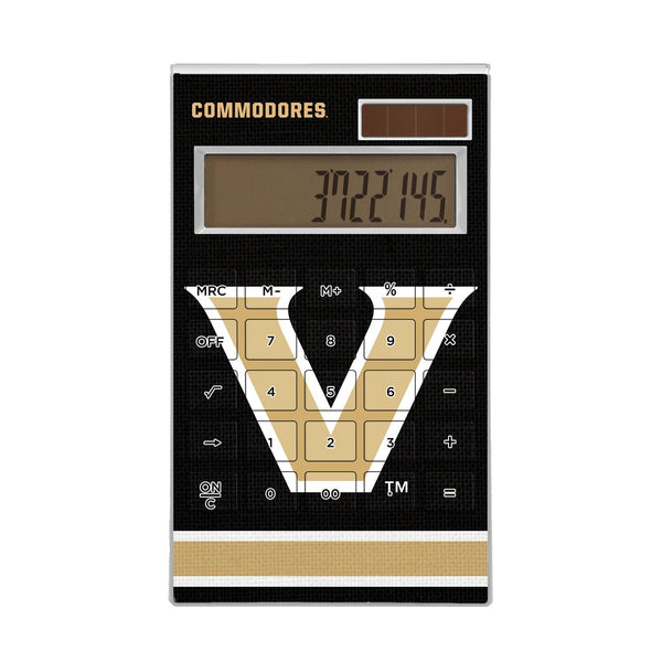 Vanderbilt Commodores Stripe Desktop Calculator