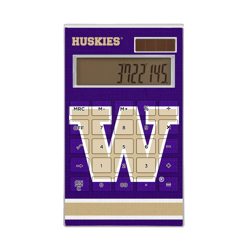 Washington Huskies Stripe Desktop Calculator