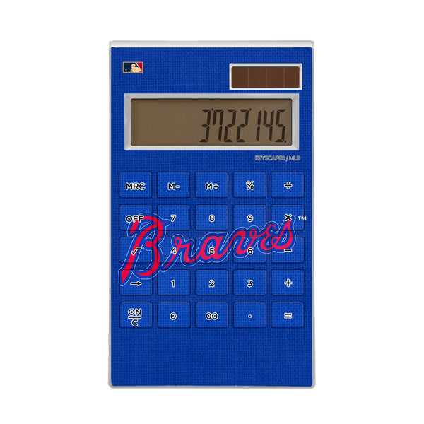 Atlanta Braves Home 2012 - Cooperstown Collection Solid Desktop Calculator