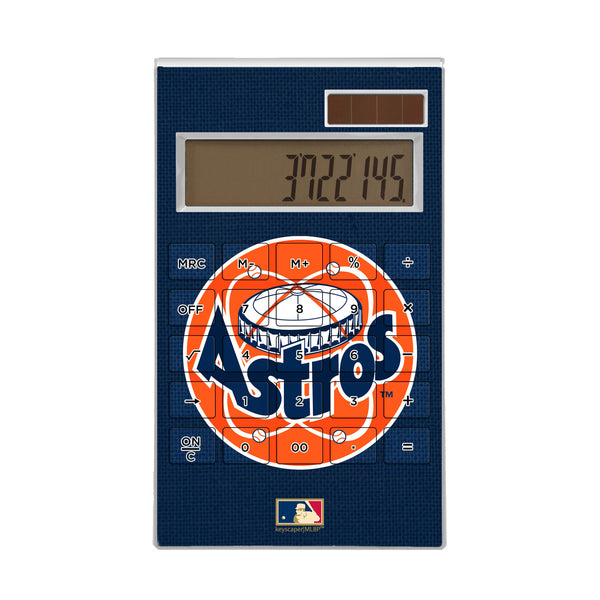 Houston Astros 1977-1998 - Cooperstown Collection Solid Desktop Calculator