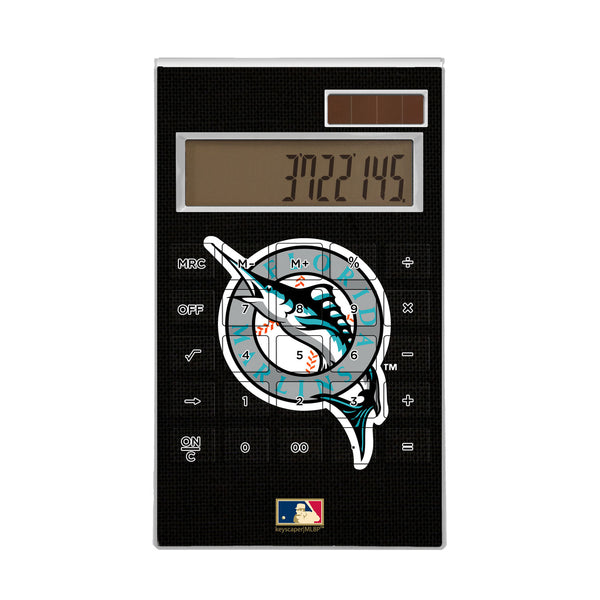 Miami Marlins 1993-2011 - Cooperstown Collection Solid Desktop Calculator