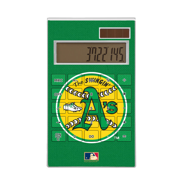 Oakland As 1971-1981 - Cooperstown Collection Solid Desktop Calculator