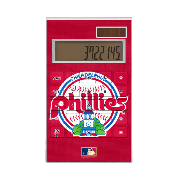 Philadelphia Phillies 1984-1991 - Cooperstown Collection Solid Desktop Calculator