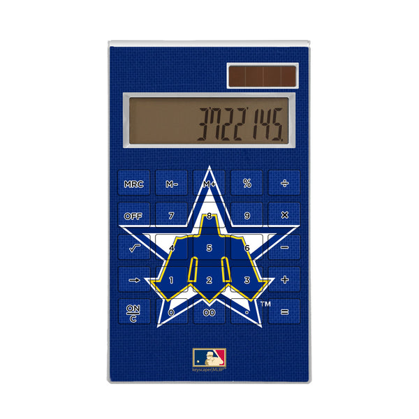Seattle Mariners 1981-1986 - Cooperstown Collection Solid Desktop Calculator