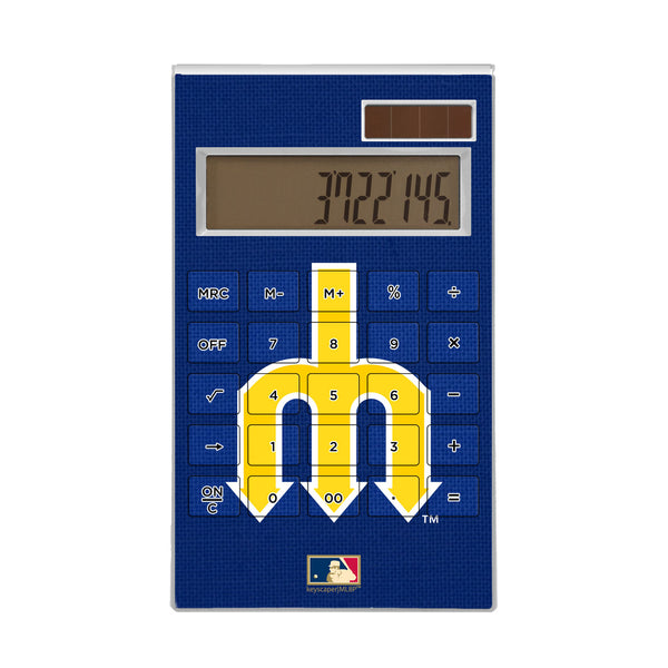 Seattle Mariners 1977-1980 - Cooperstown Collection Solid Desktop Calculator