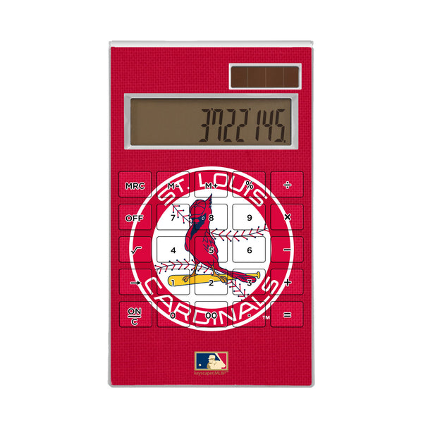 St Louis Cardinals 1966-1997 - Cooperstown Collection Solid Desktop Calculator
