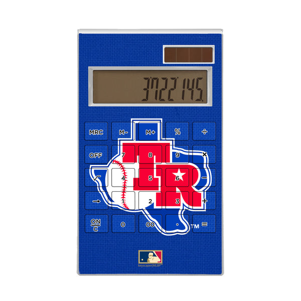 Texas Rangers 1981-1983 - Cooperstown Collection Solid Desktop Calculator