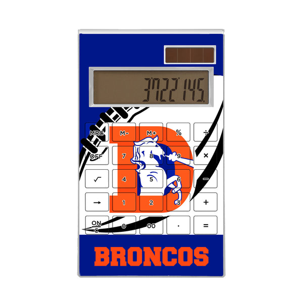 Denver Broncos 1993-1996 Historic Collection Passtime Desktop Calculator