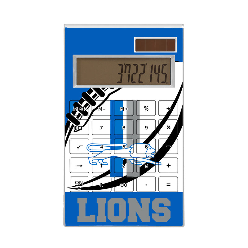 Detroit Lions Retro Passtime Desktop Calculator