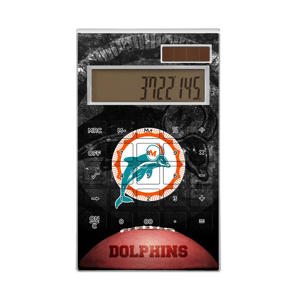 Miami Dolphins 1966-1973 Historic Collection Legendary Desktop Calculator