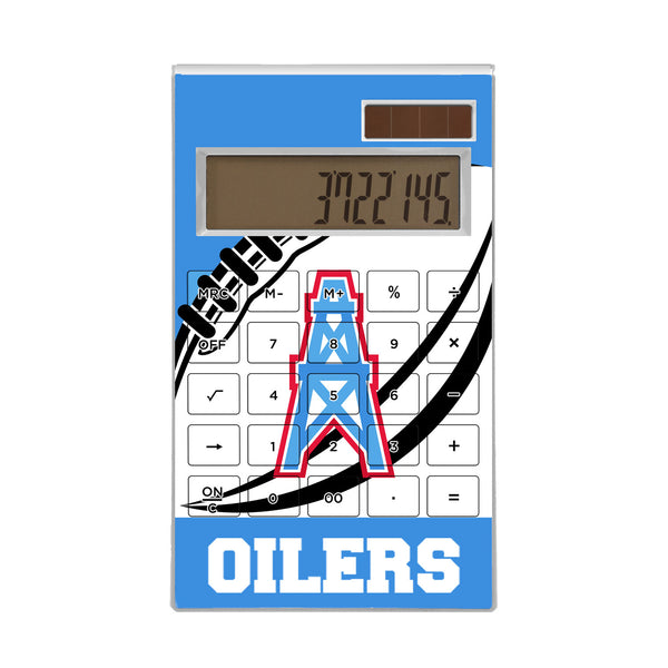 Houston Oilers Passtime Desktop Calculator