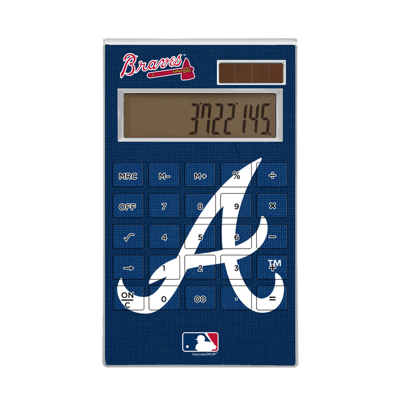 Atlanta Braves Solid Desktop Calculator