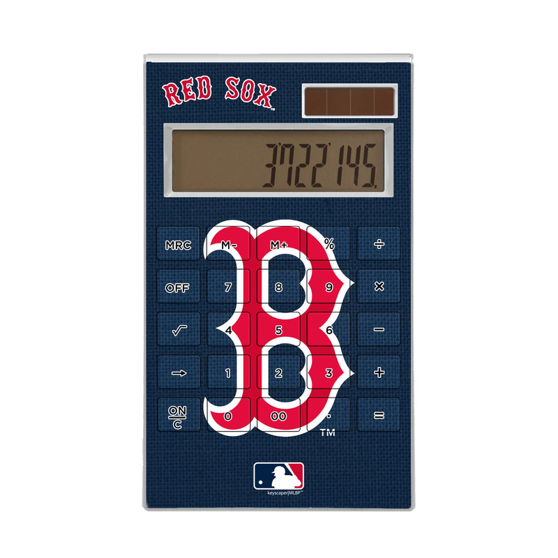 Boston Red Sox Solid Desktop Calculator