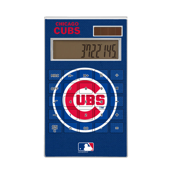 Chicago Cubs Solid Desktop Calculator