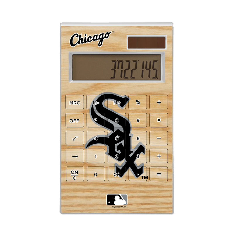 Chicago White Sox Wood Bat Desktop Calculator