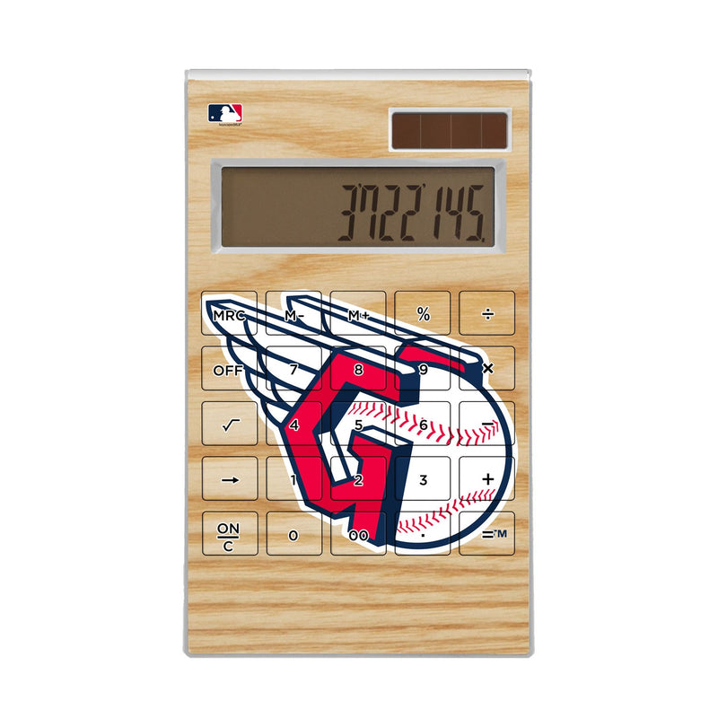 Cleveland Guardians Wood Bat Desktop Calculator