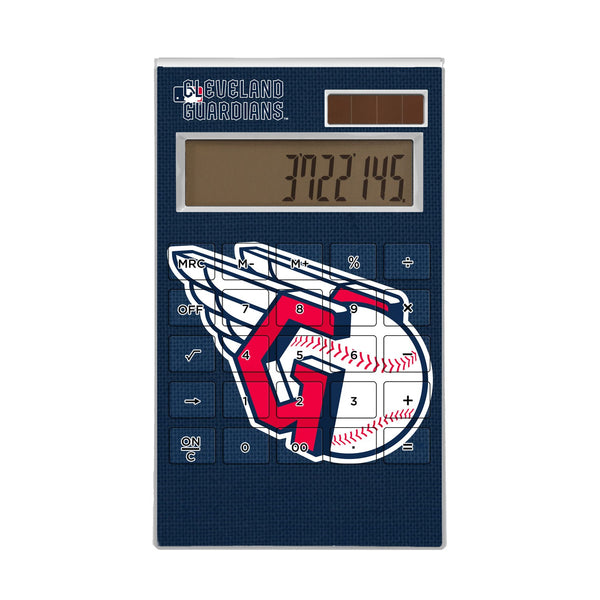 Cleveland Guardians Solid Desktop Calculator