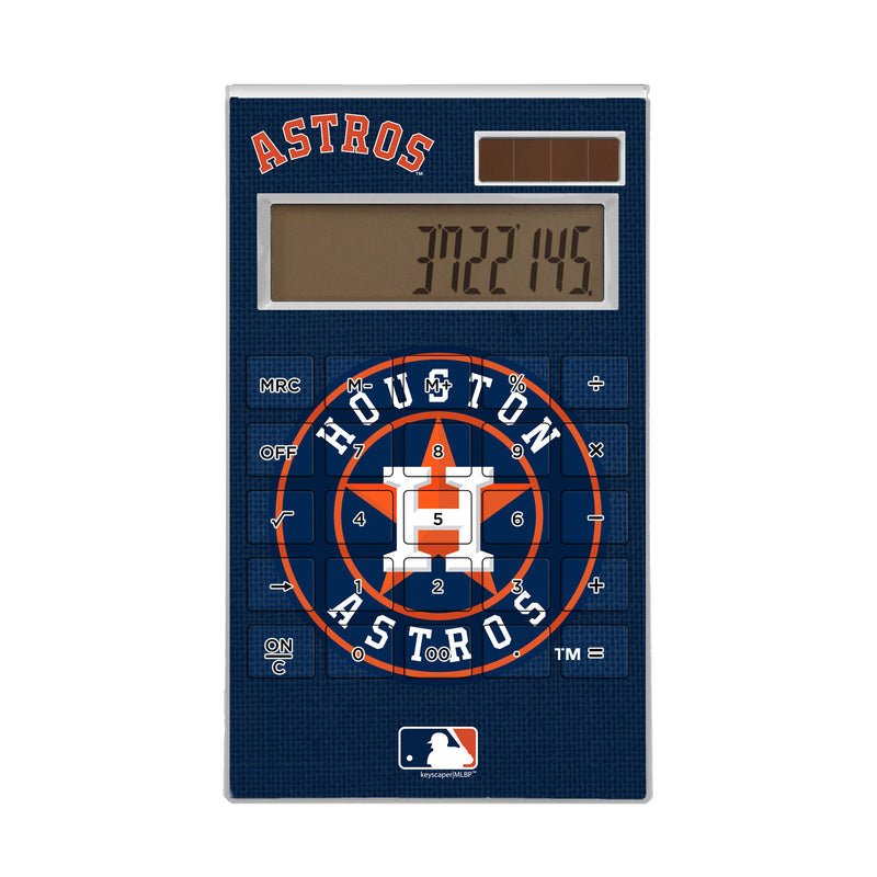 Houston Astros Solid Desktop Calculator