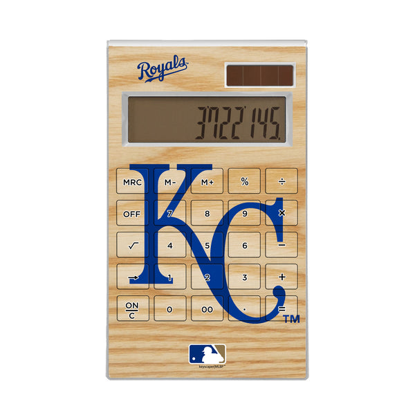 Kansas Royals Wood Bat Desktop Calculator