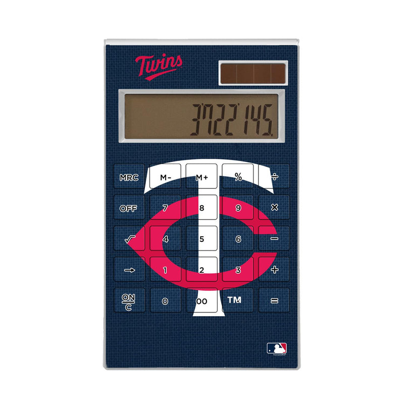 Minnesota Twins Solid Desktop Calculator