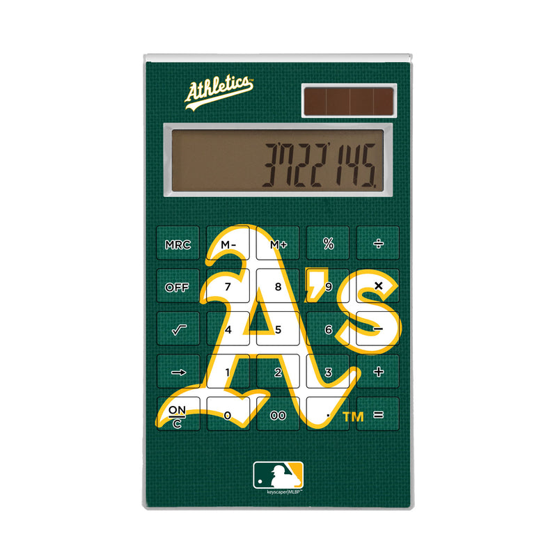 Oakland Athletics Solid Desktop Calculator