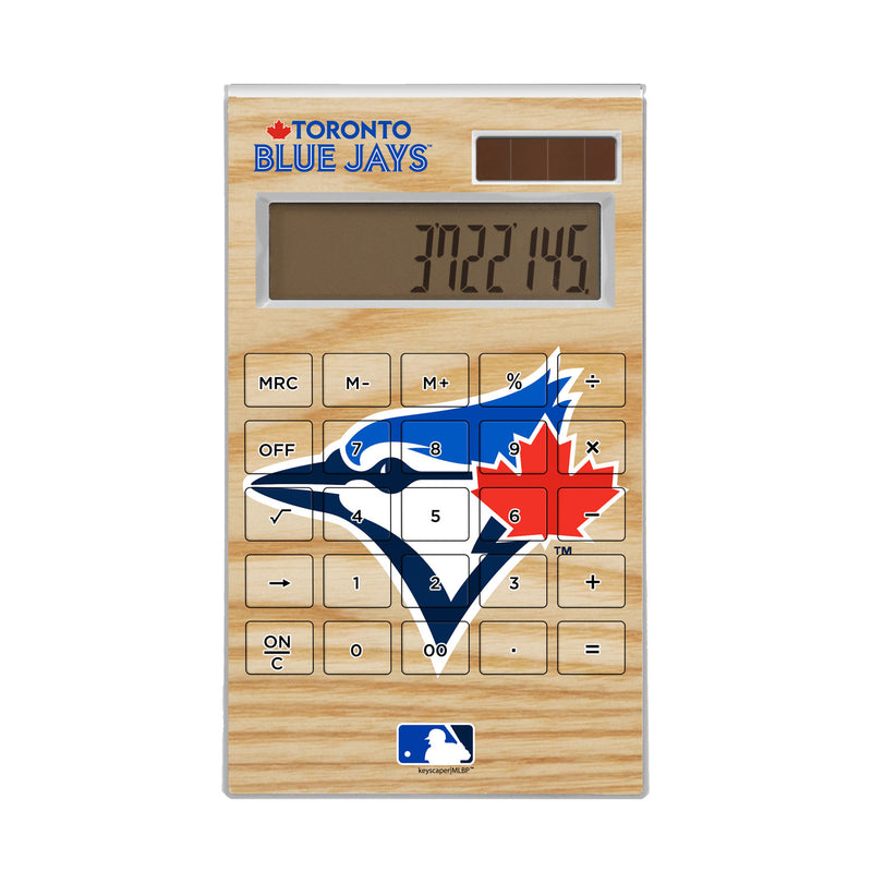 Toronto Blue Jays Wood Bat Desktop Calculator