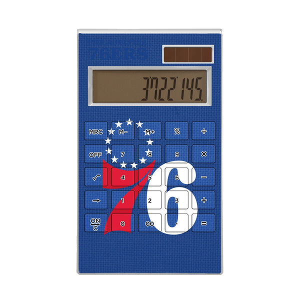 Philadelphia 76ers Solid Desktop Calculator