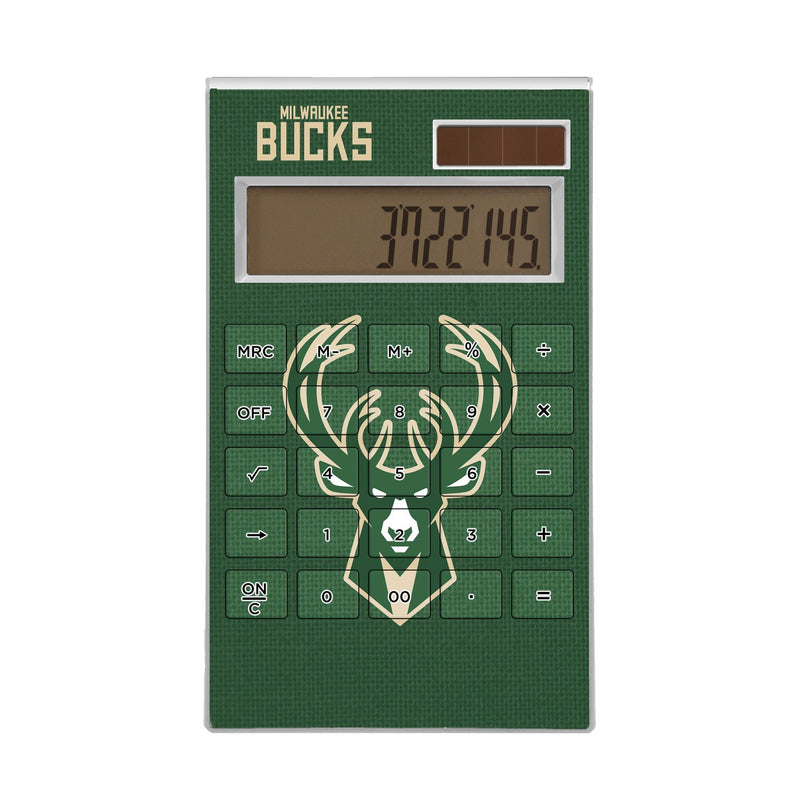 Milwaukee Bucks Solid Desktop Calculator