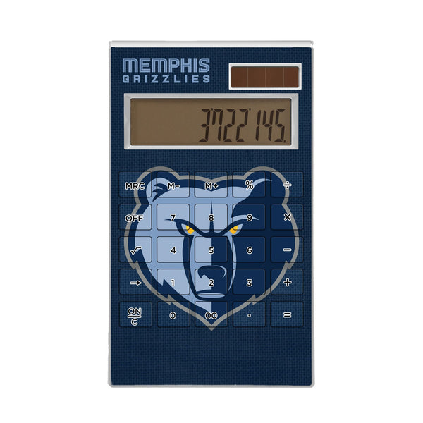 Memphis Grizzlies Solid Desktop Calculator