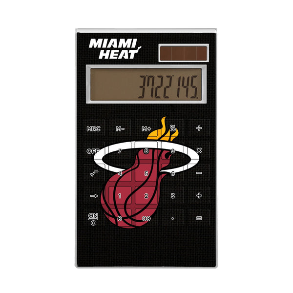 Miami Heat Solid Desktop Calculator