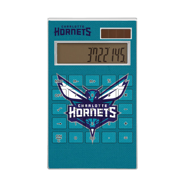 Charlotte Hornets Solid Desktop Calculator