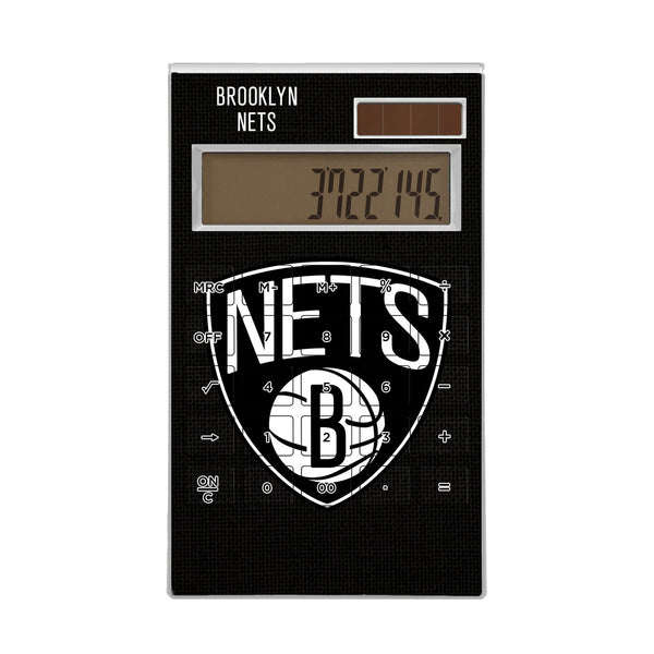 Brooklyn Nets Solid Desktop Calculator