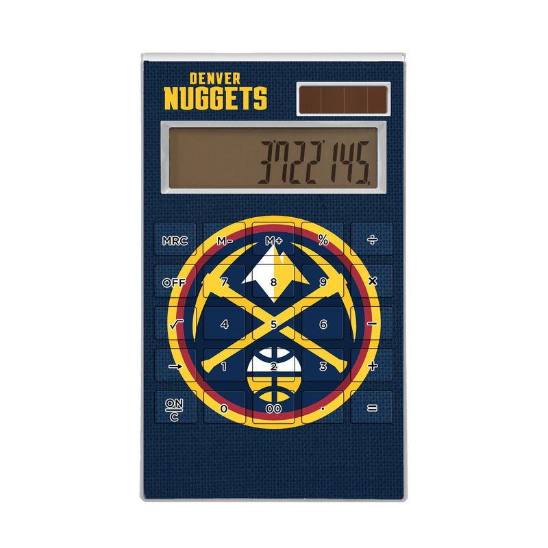 Denver Nuggets Solid Desktop Calculator