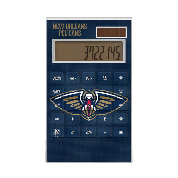 New Orleans Pelicans Solid Desktop Calculator