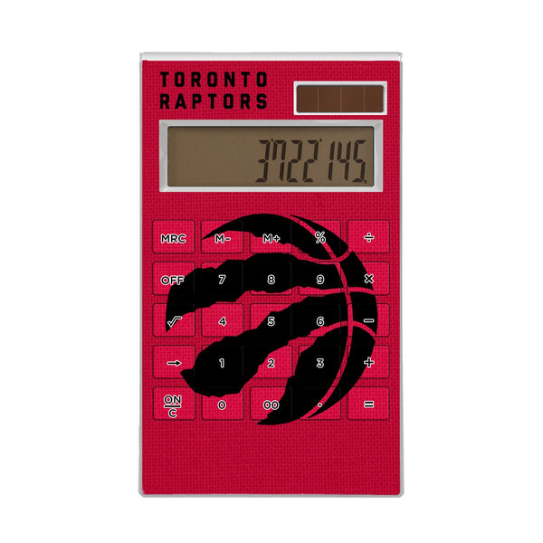 Toronto Raptors Solid Desktop Calculator