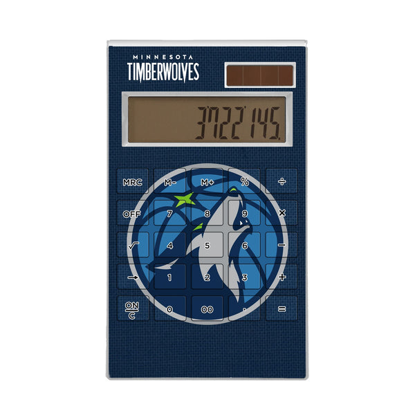 Minnesota Timberwolves Solid Desktop Calculator