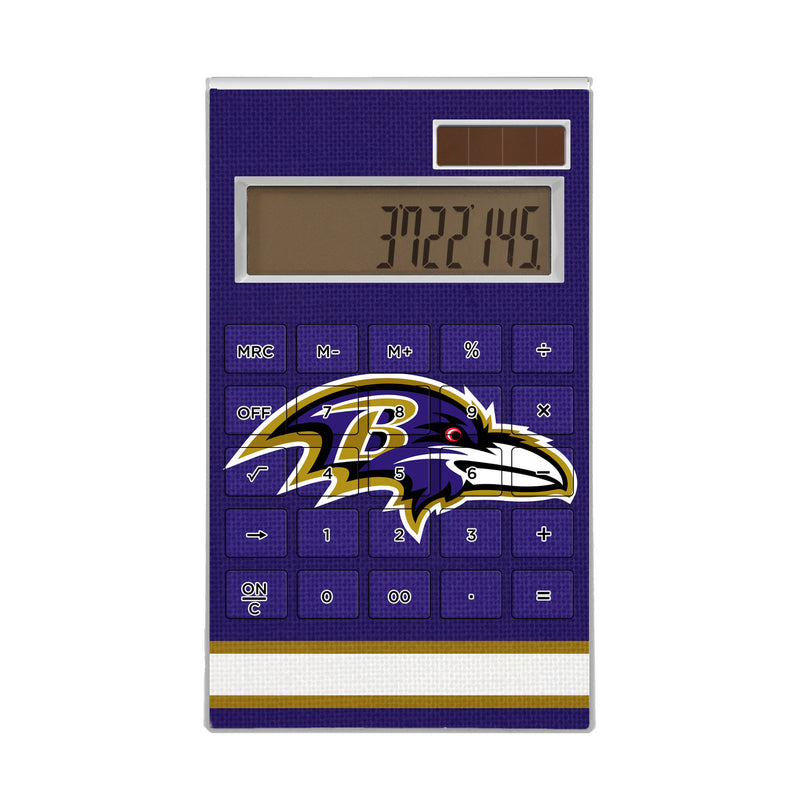 Baltimore Ravens Stripe Desktop Calculator