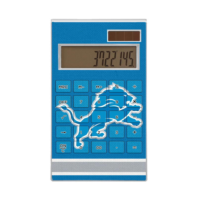 Detroit Lions Stripe Desktop Calculator