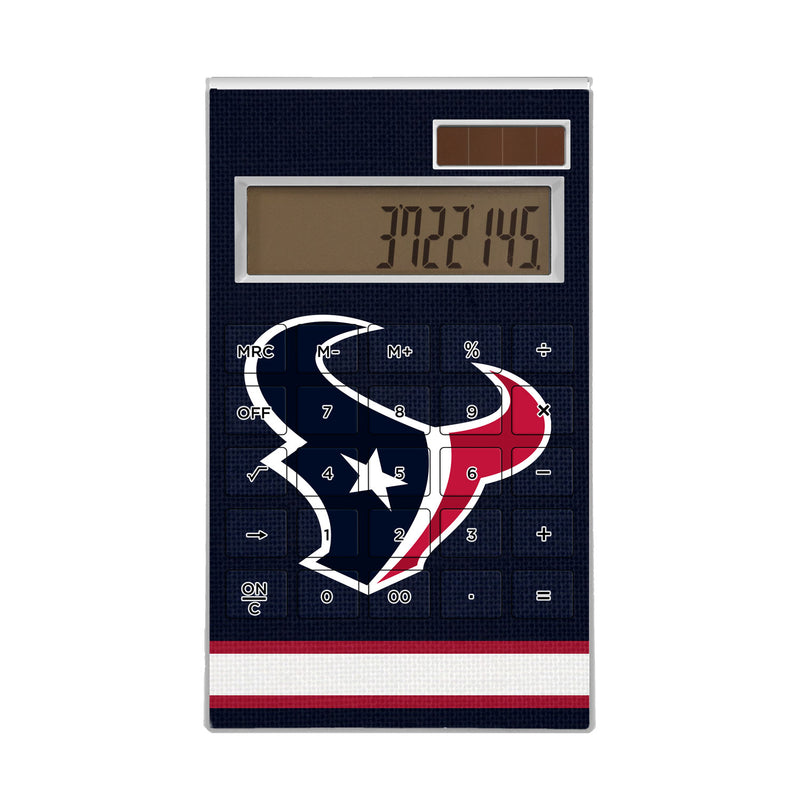 Houston Texans Stripe Desktop Calculator