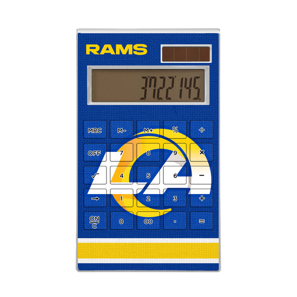 Los Angeles Rams Stripe Desktop Calculator